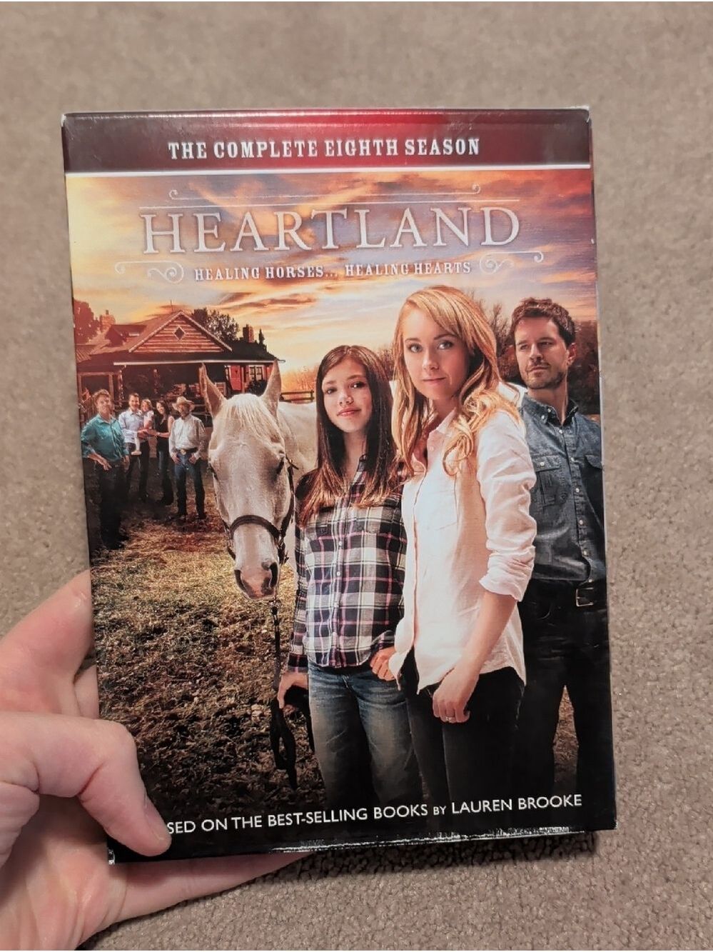 💚 2/$20 Heartland The Complete Eighth Season DVD - Sunset Cover